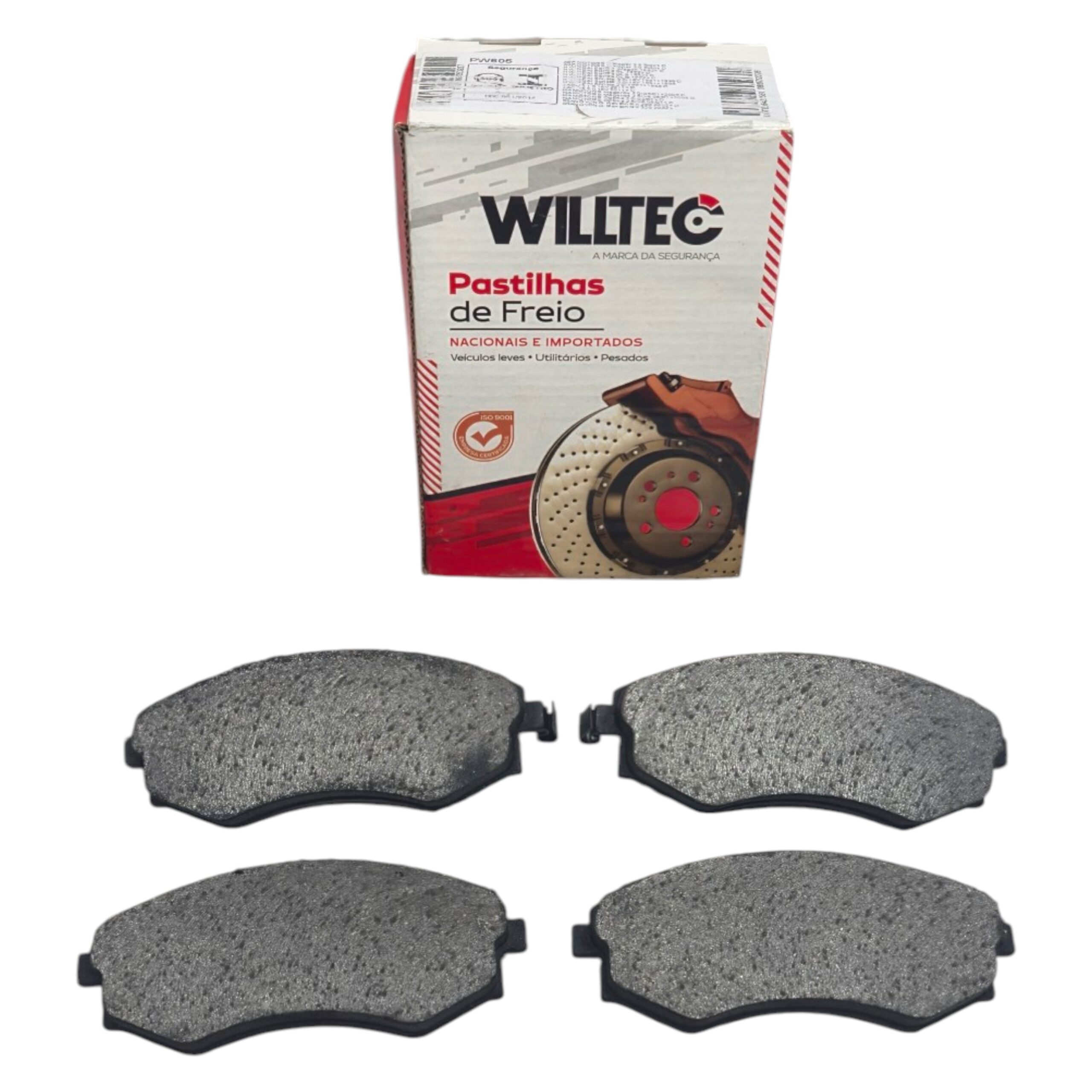 Jogo Pastilha Freio Dianteiro Willtec Willtec