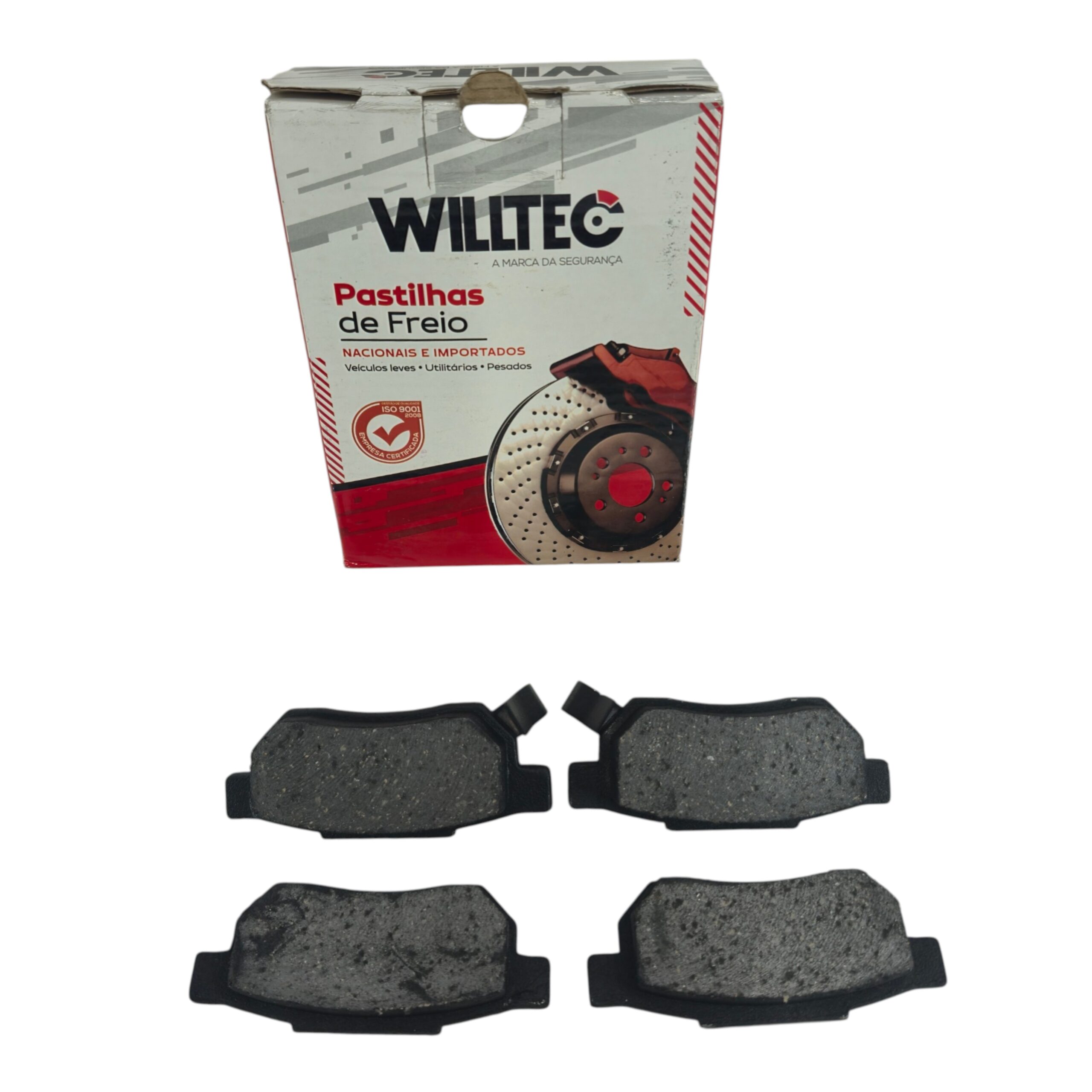 Jogo Pastilha Freio Traseiro Willtec Willtec