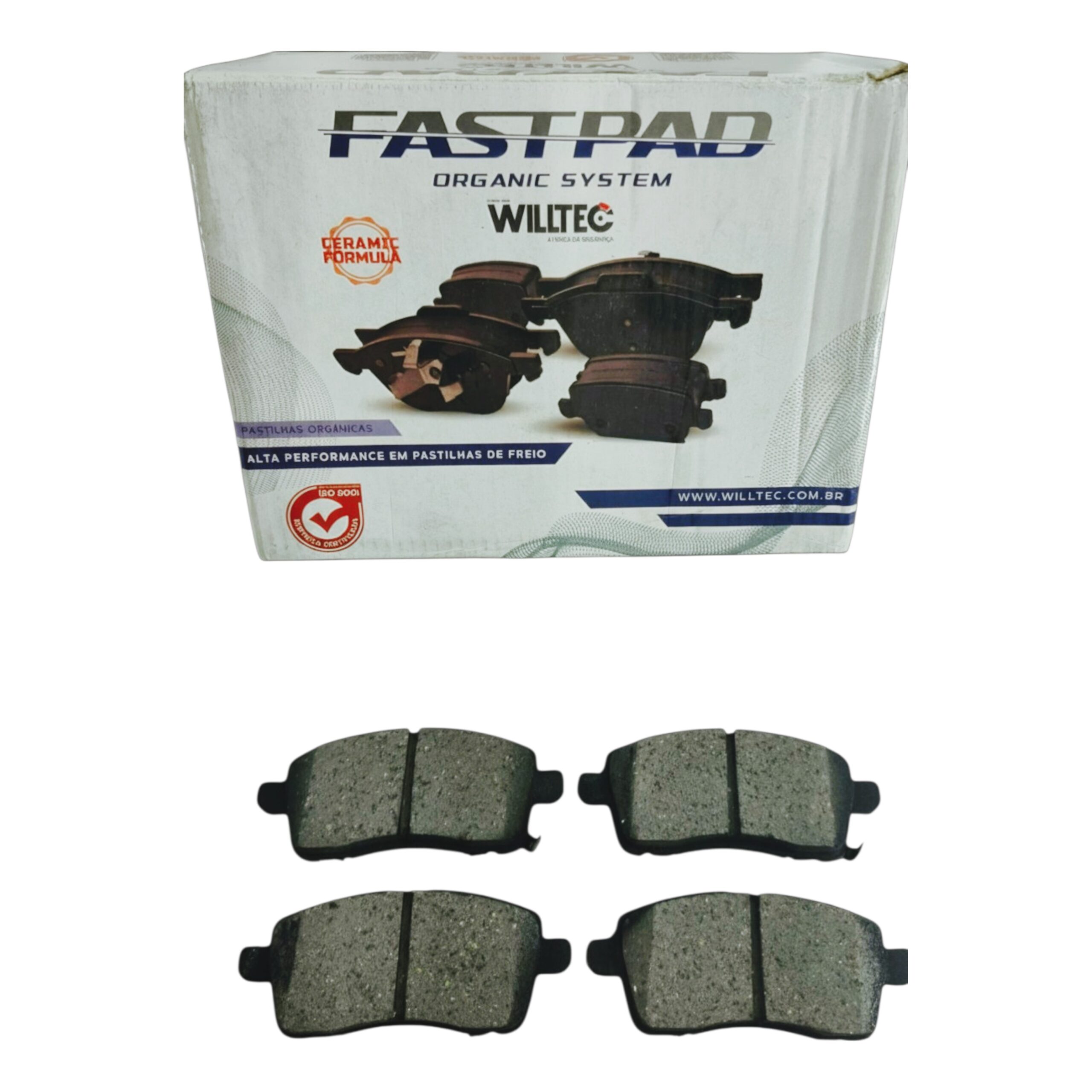Jogo Pastilha Freio Traseiro Willtec Willtec