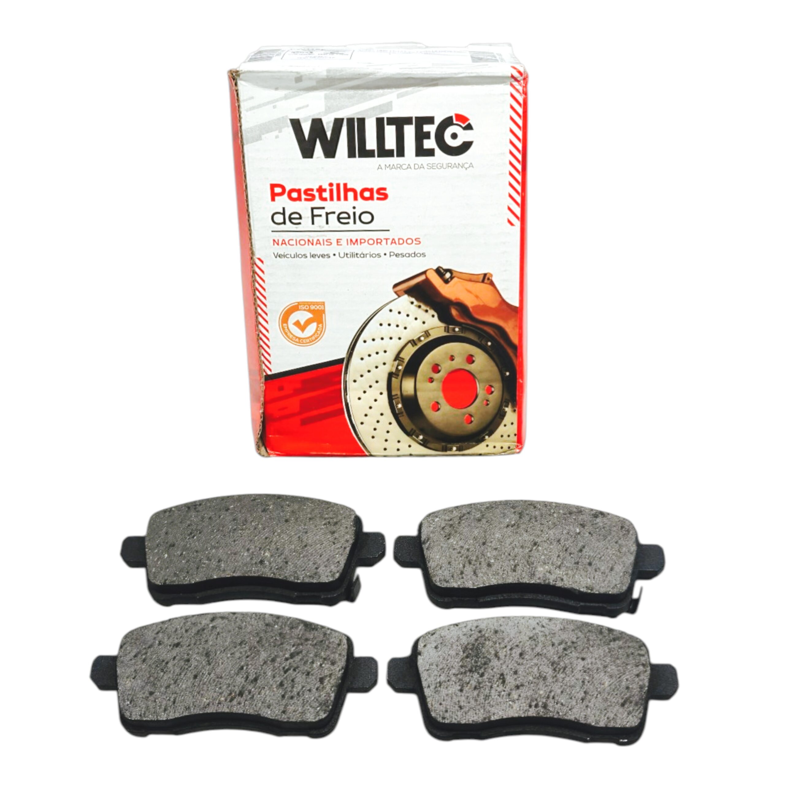 Jogo Pastilha Freio Traseiro Willtec Willtec