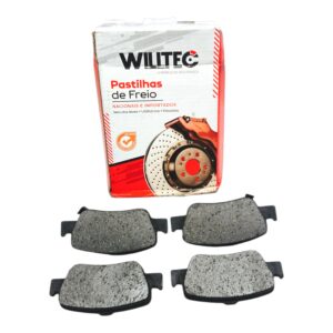 Jogo Pastilha Freio Traseiro Willtec Willtec