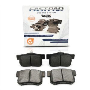 Jogo Pastilha Freio Traseiro Willtec Willtec