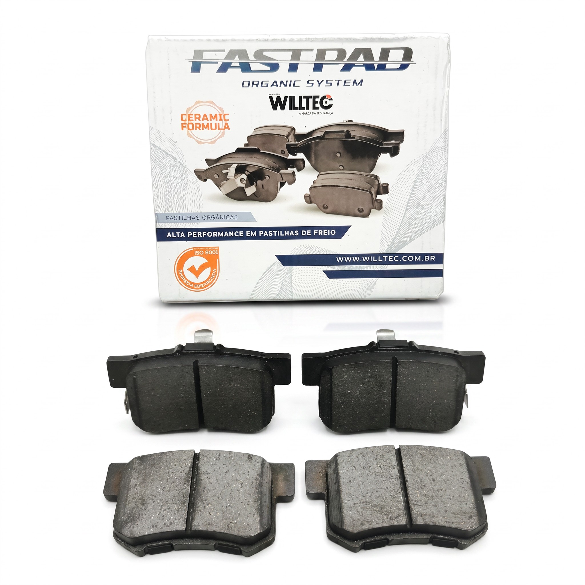 Jogo Pastilha Freio Traseiro Willtec Willtec