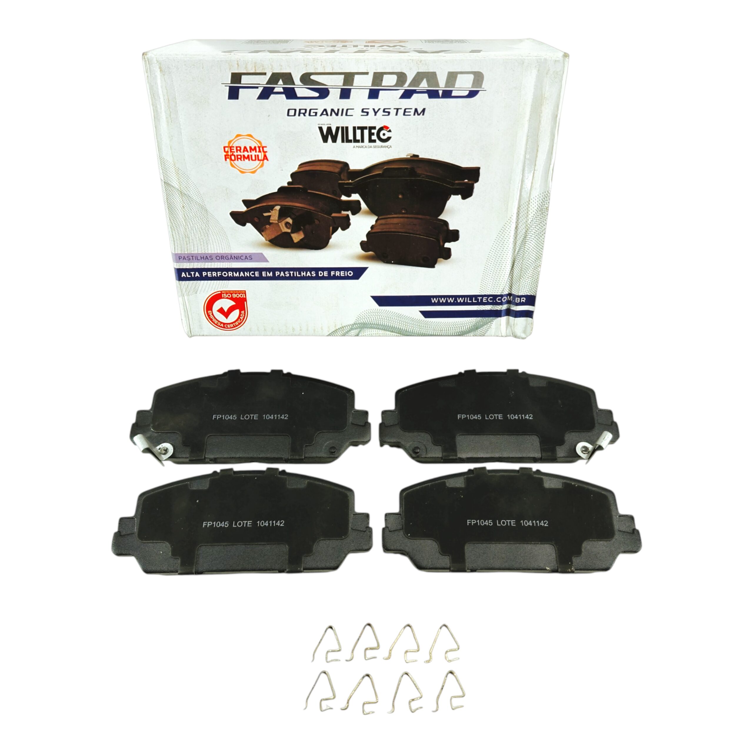 Jogo Pastilha Freio Dianteiro Willtec Willtec