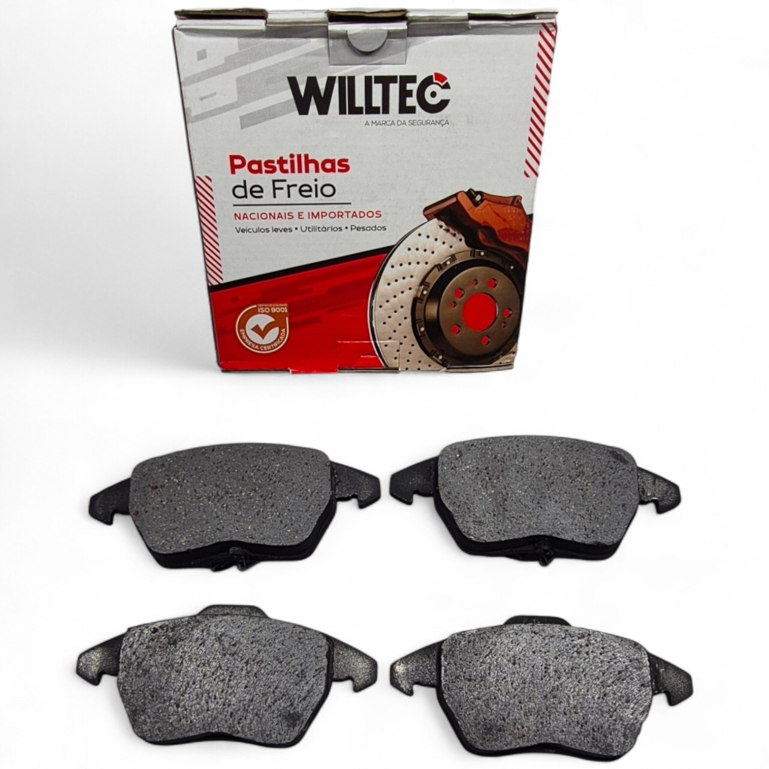Jogo Pastilha Freio Dianteiro (C/Alarme) Willtec Willtec