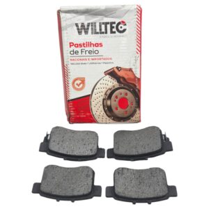 Jogo Pastilha Freio Traseiro Willtec Willtec