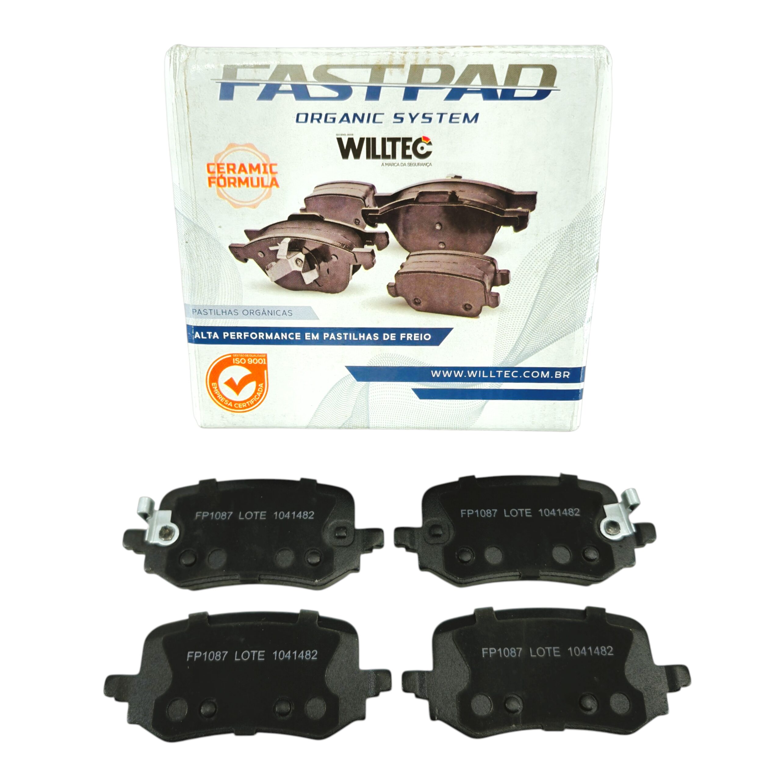 Jogo Pastilha Freio Traseiro Willtec Willtec