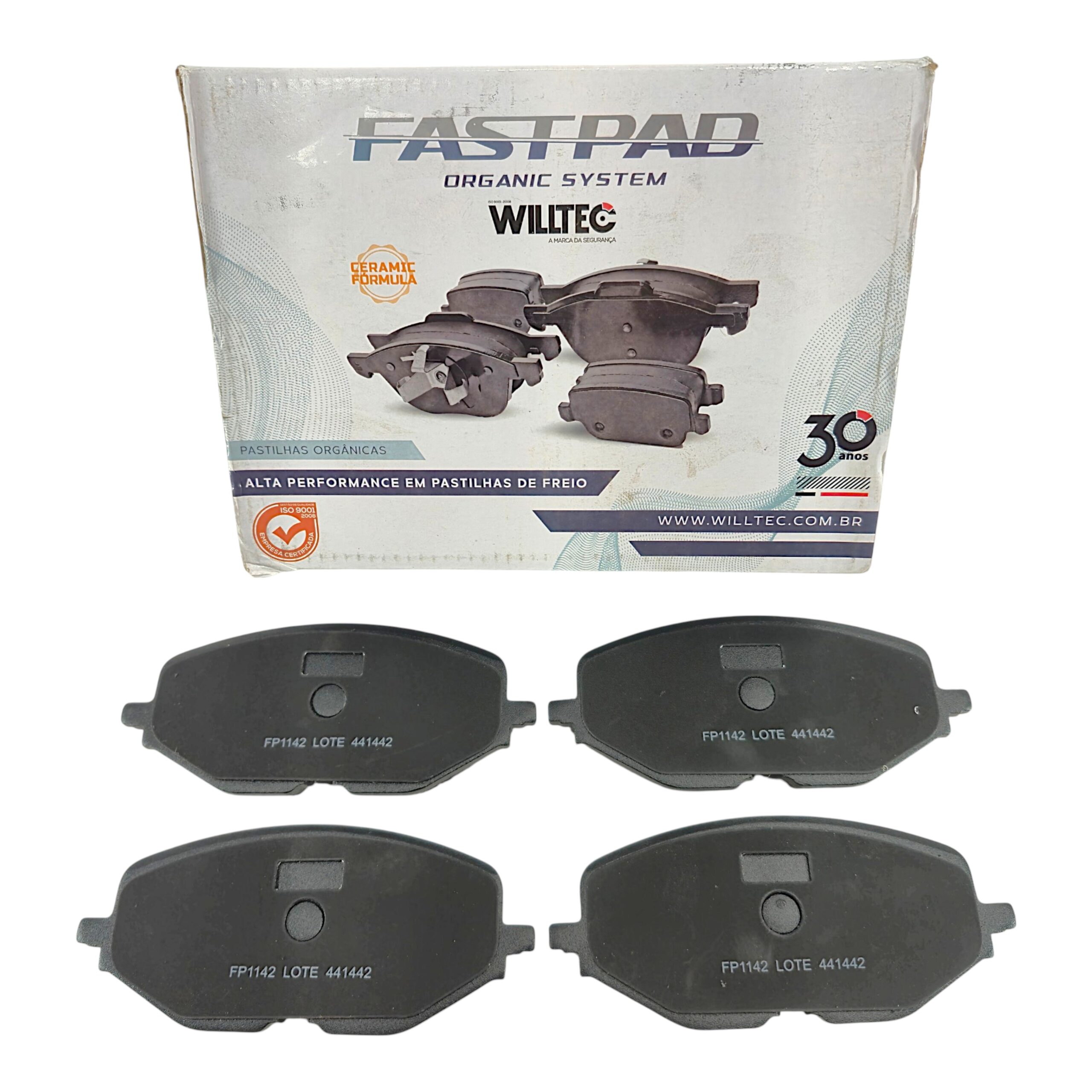 Jogo Pastilha Freio Dianteiro Willtec Willtec