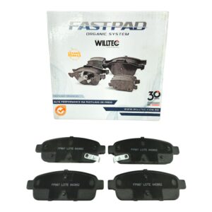 Jogo Pastilha Freio Traseiro Willtec Willtec