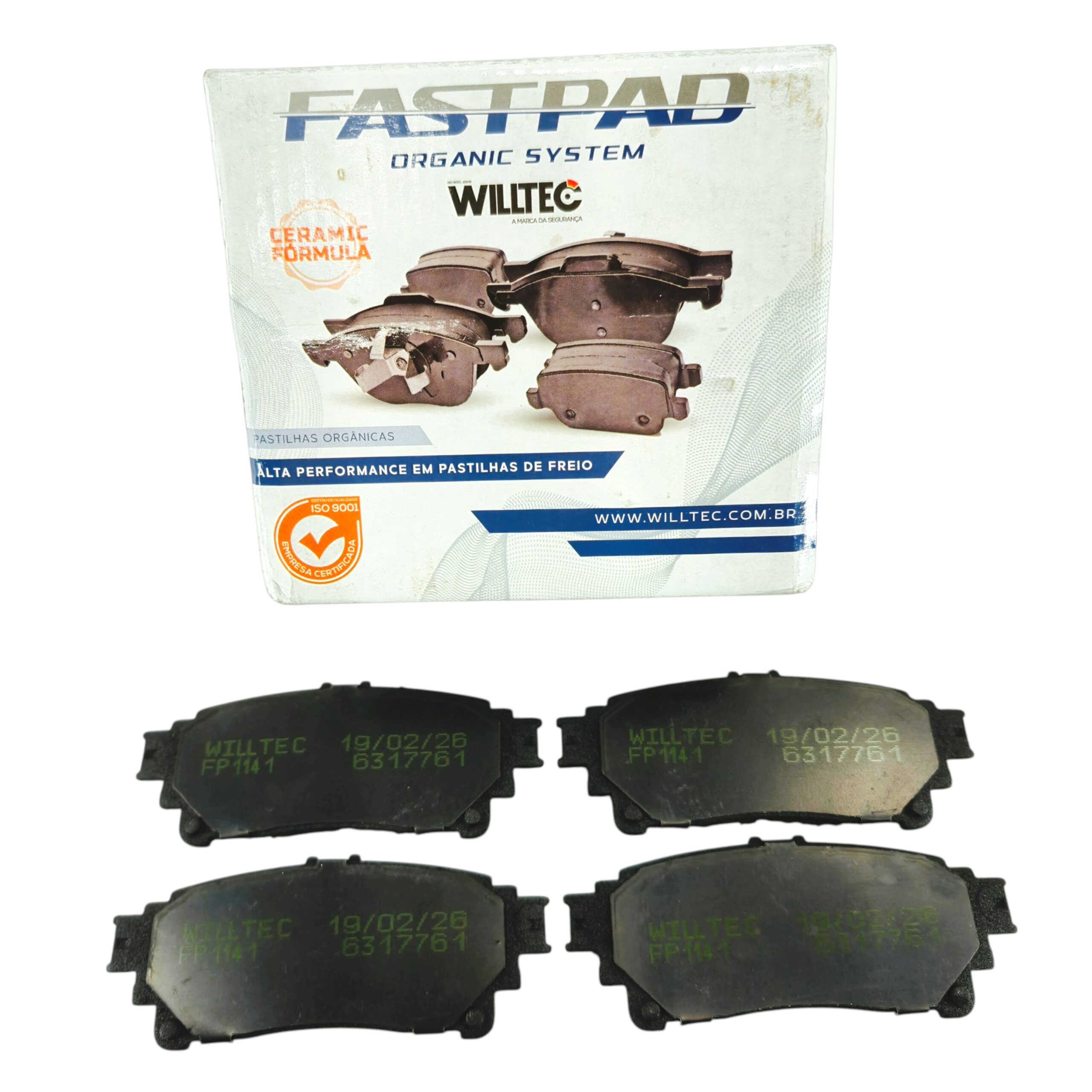 Jogo Pastilha Freio Traseiro Willtec Willtec