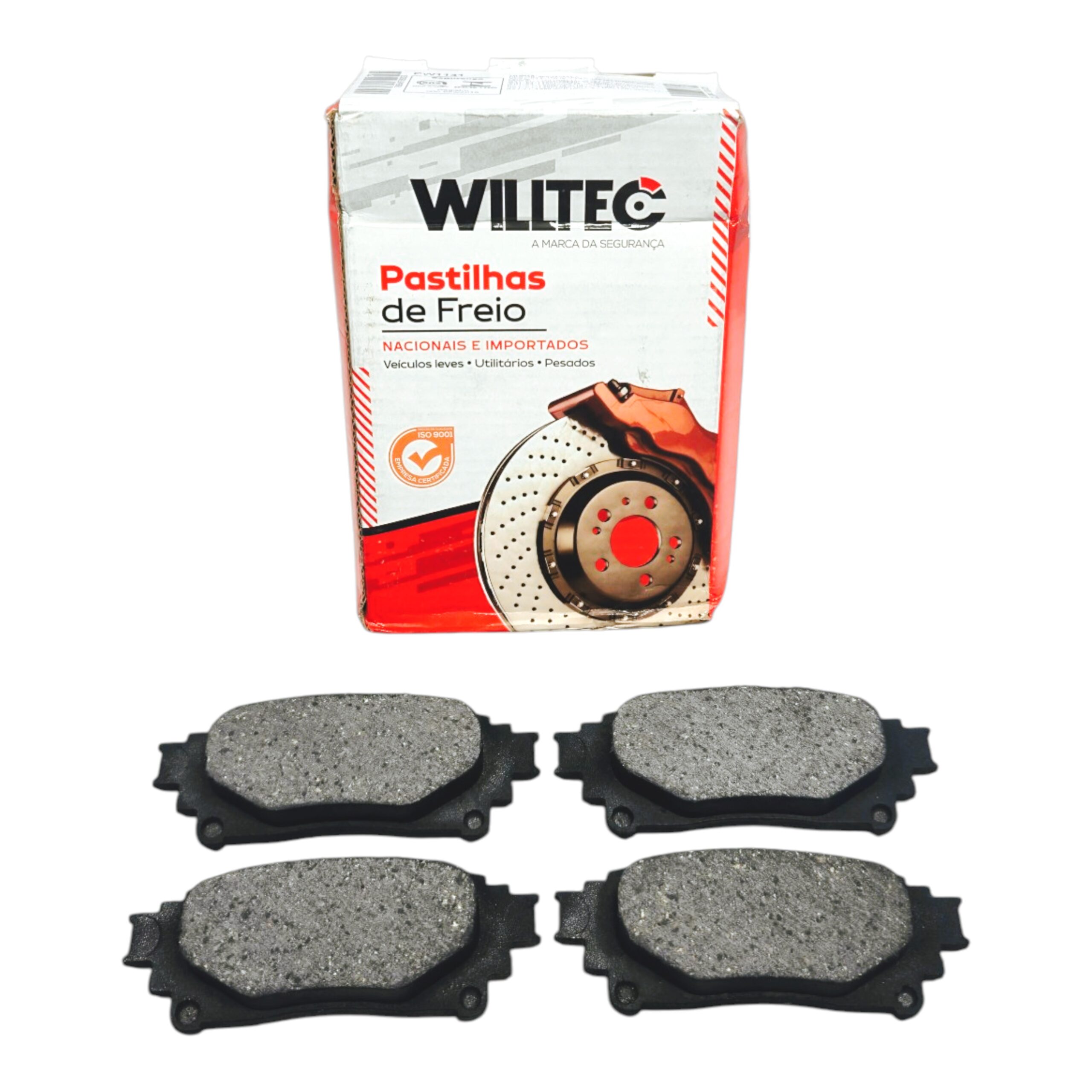 Jogo Pastilha Freio Traseiro Willtec Willtec