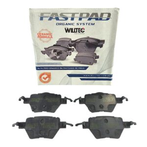 Jogo Pastilha Freio Traseiro Willtec Willtec