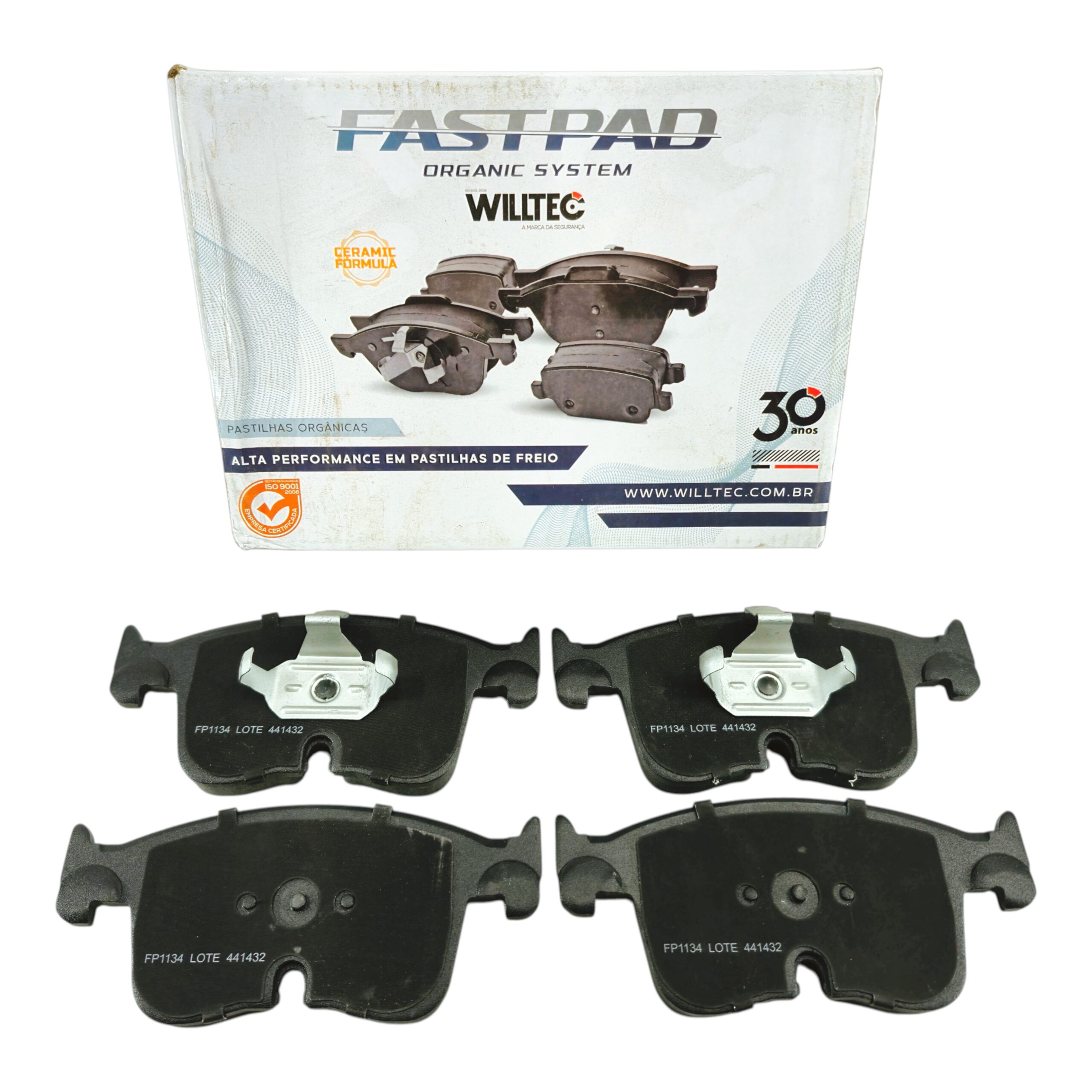 Jogo Pastilha Freio Dianteiro Willtec Willtec