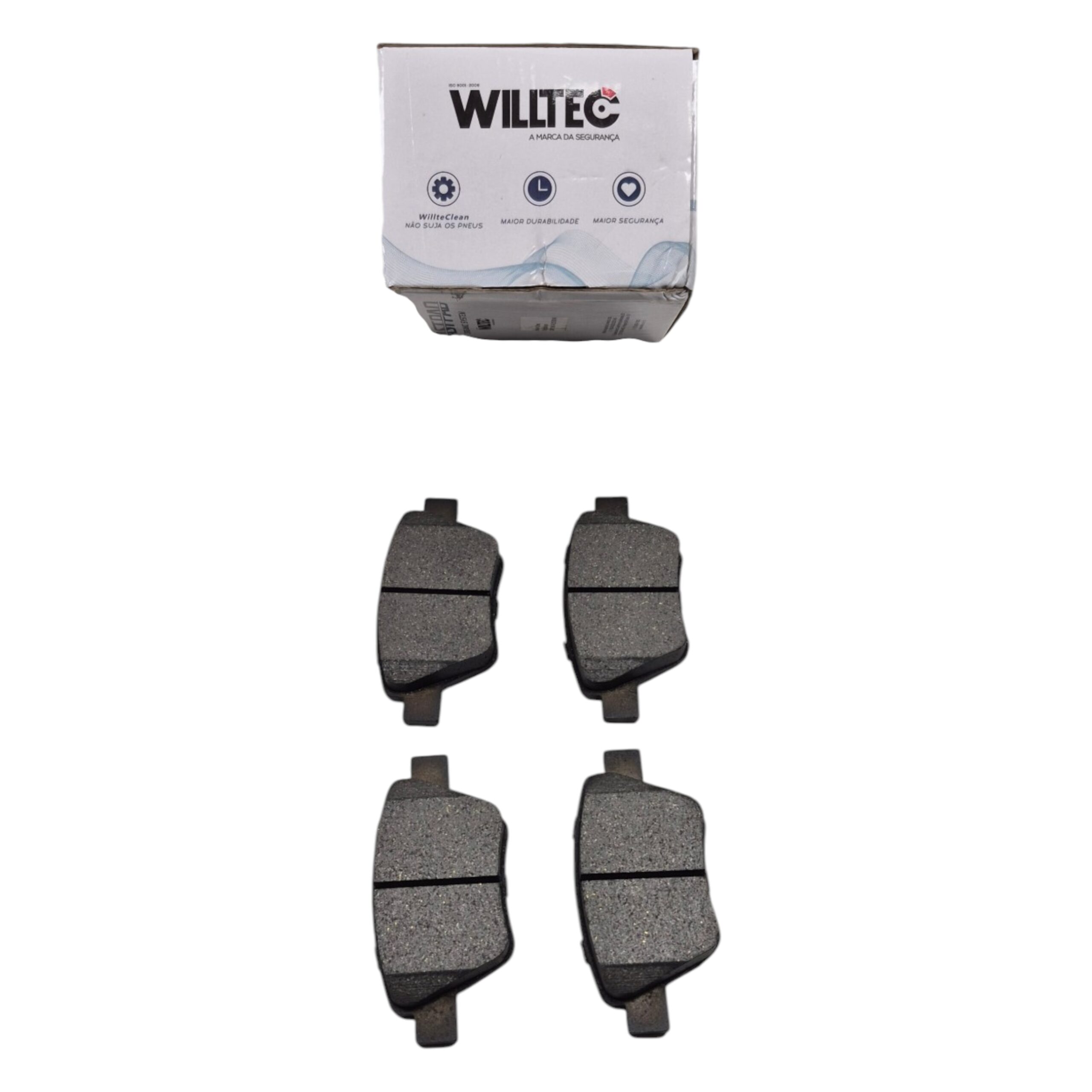Jogo Pastilha Freio Traseiro Willtec Willtec